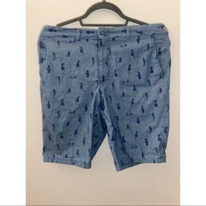 gitman brothers vintage blue pinup girls shorts 👩🏻 🩳